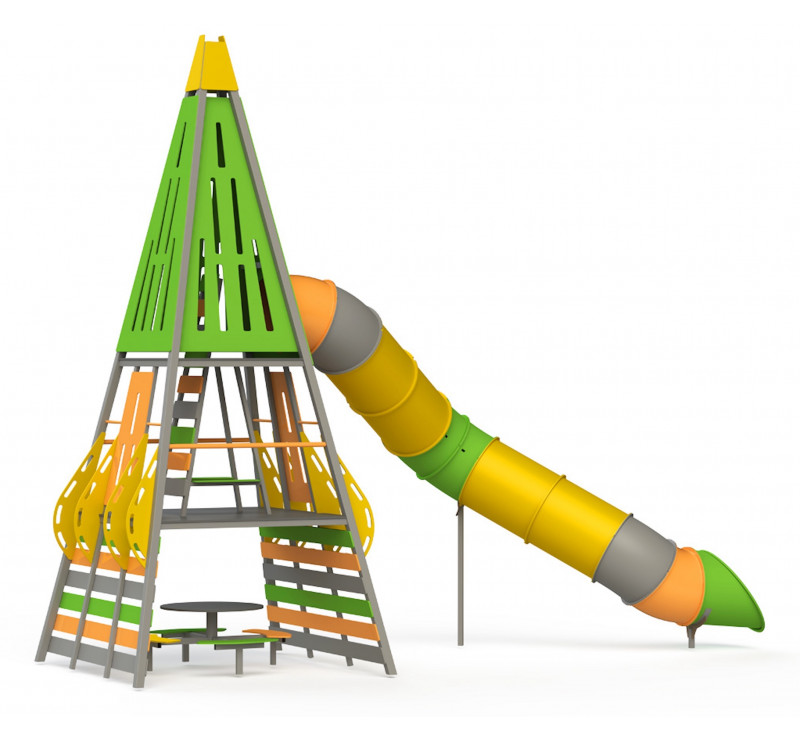 La grande pyramide toboggan géant