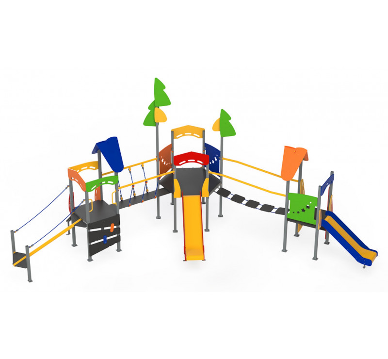 Jeux extérieurs d'agilité pour enfants de 0 à 12 ans