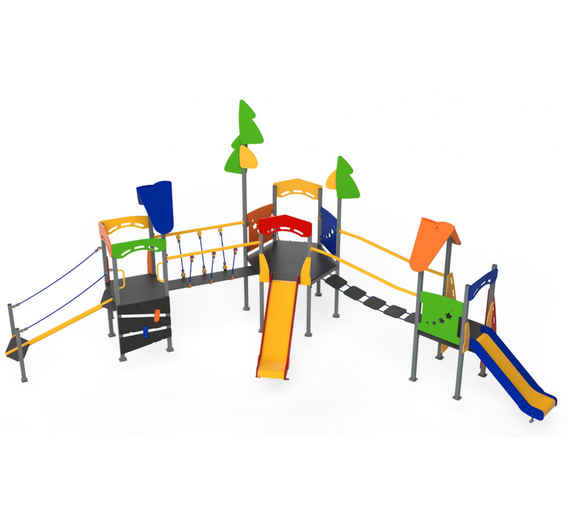 Jeux extérieurs d'agilité pour enfants de 0 à 12 ans