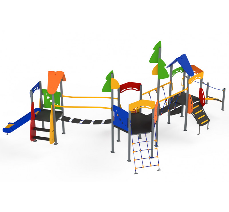 Jeux extérieurs d'agilité pour enfants de 0 à 12 ans