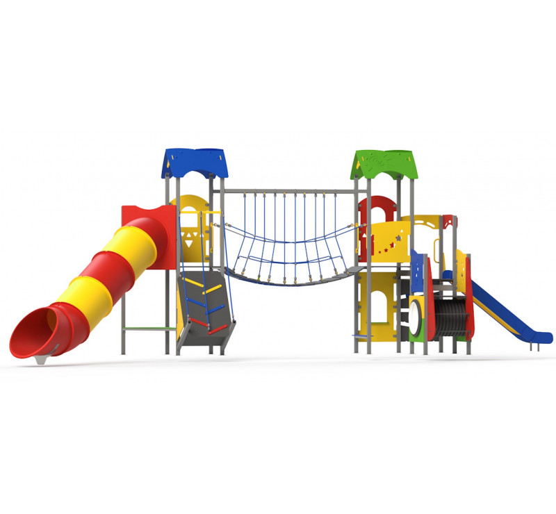 Grande aire de jeux pour enfants de 3 à 12 ans