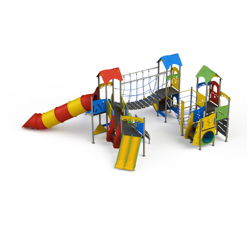 Gigantesque aire de jeux pour enfants de 3 à 12 ans