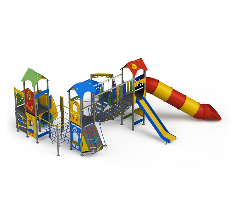 Gigantesque aire de jeux pour enfants de 3 à 12 ans