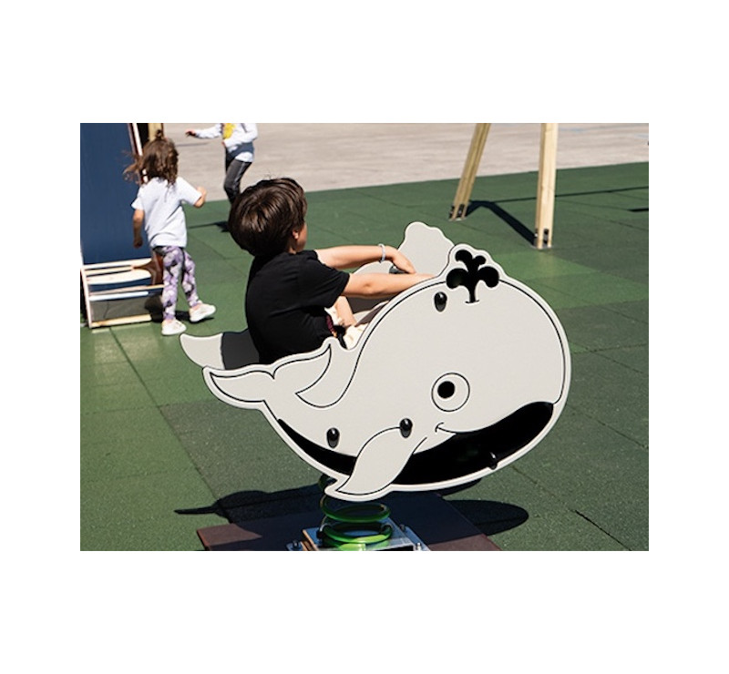 Jeu sur ressort baleine