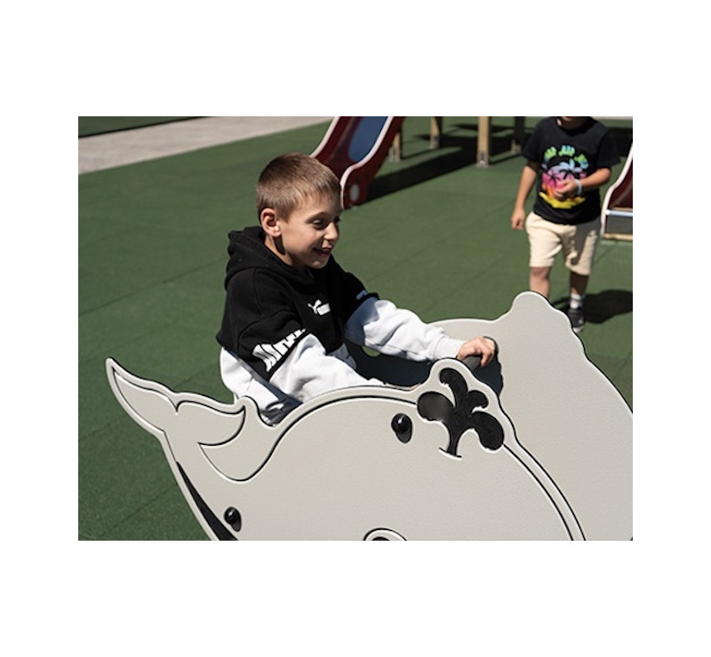 Jeu sur ressort baleine