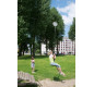 Tyrolienne en bois de robinier 32 m