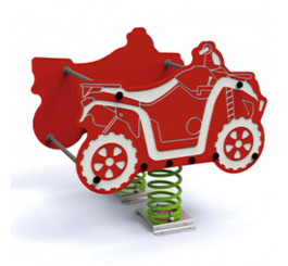 Jeu sur ressort Quad pompiers