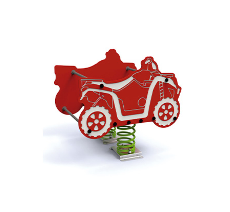 Jeu sur ressort Quad pompiers