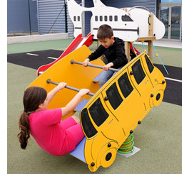 Jeu sur ressort La navette d'aéroport