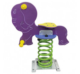 Jeu sur ressort l'éléphant