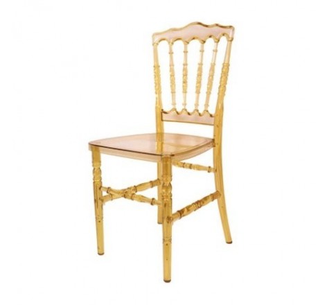 Chaise de Banquet Médiéval Ambre