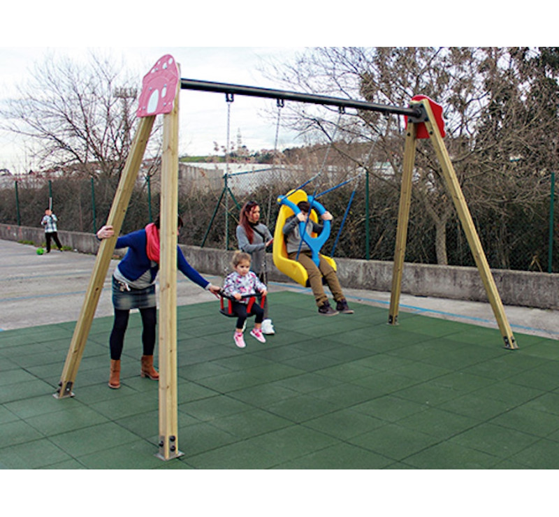 Double portique balançoire