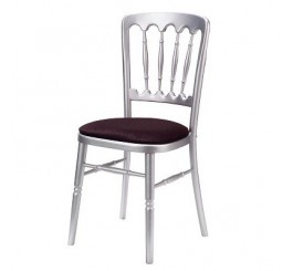Chaise de Banquet Tradition (argent-noir)