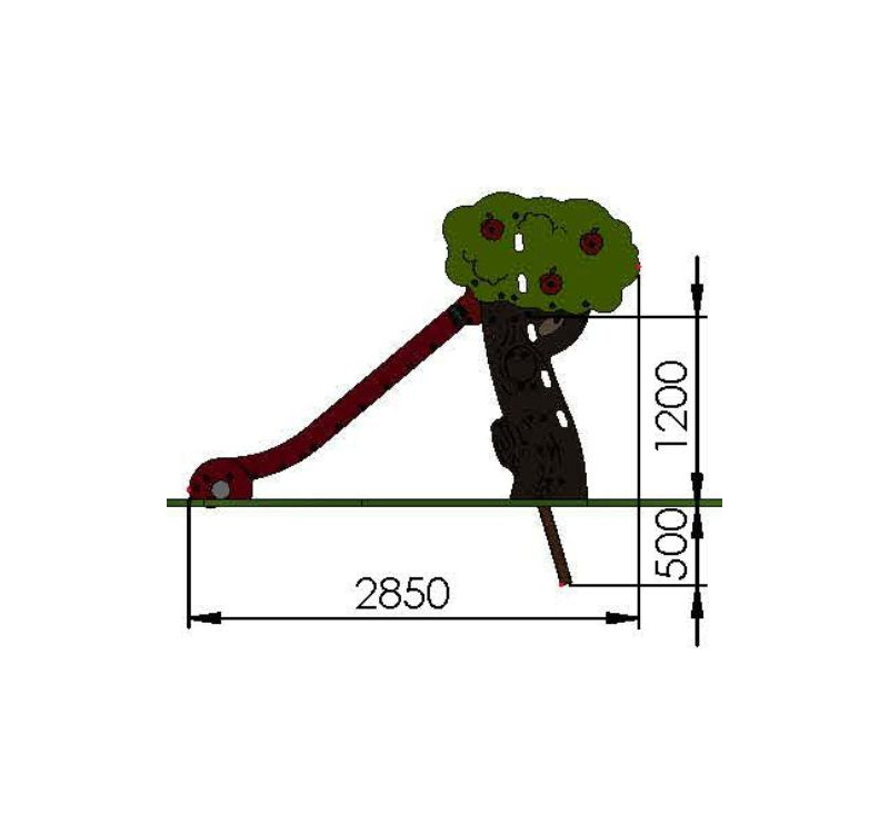 Toboggan arbre des forêts