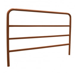 Barrière de ville mobilier urbain marron