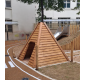 Cabane des vikings en bois de robinier