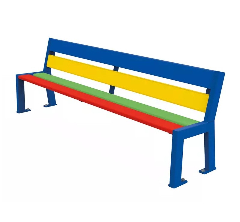 Banc multicolore ou monochrome pour école primaire