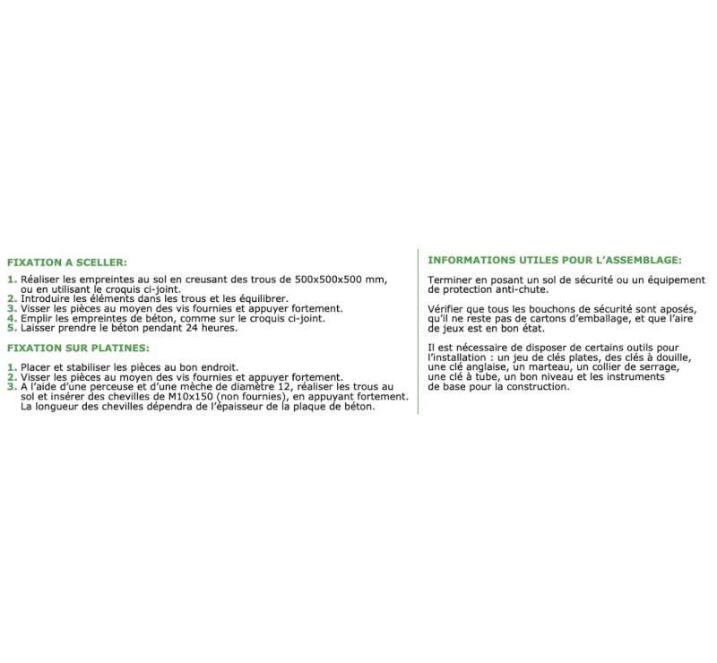 Podium pour parc canin
