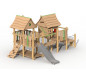 La maison magique en bois de robinier modèle de base sans option