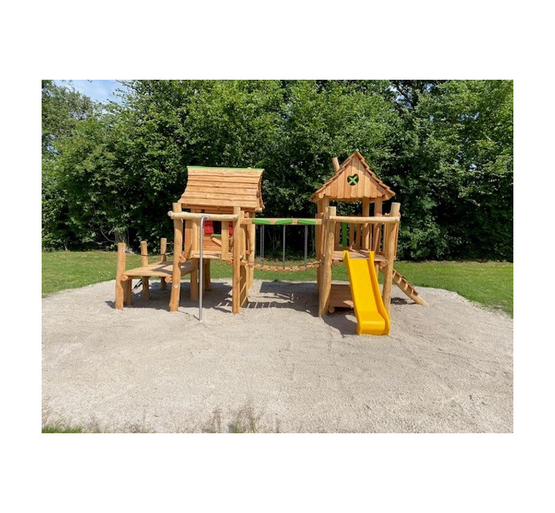 La maison magique en bois de robinier modèle de base sans option