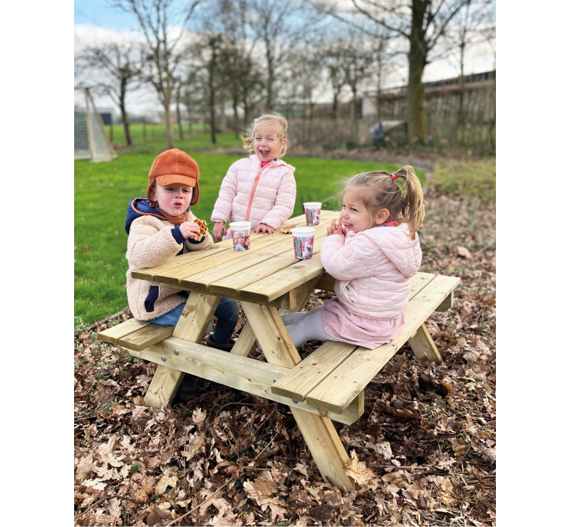 Table de pique-nique pour enfants de 2 à 8 ans