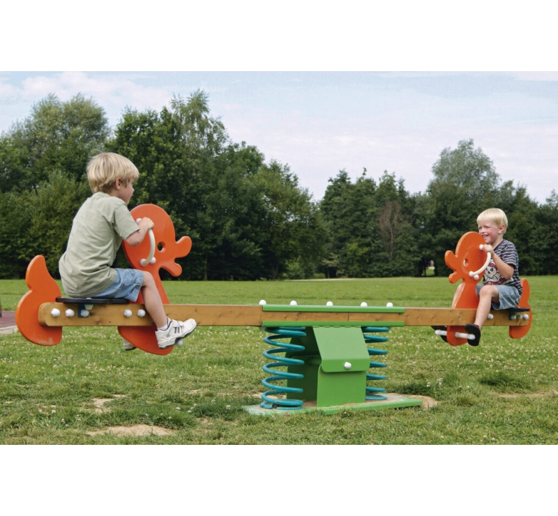 CANARDS JUMEAUX JEU SUR RESSORTS