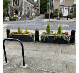 Lot de 10 jardinières en...