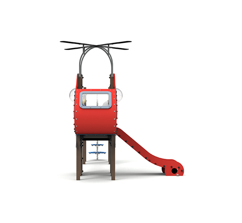 Hélicoptère ludique extérieur pour aire de jeux enfants