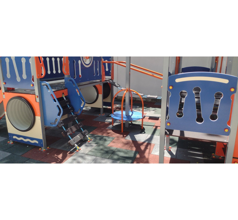 Jeu de plein air bateau pour espace public