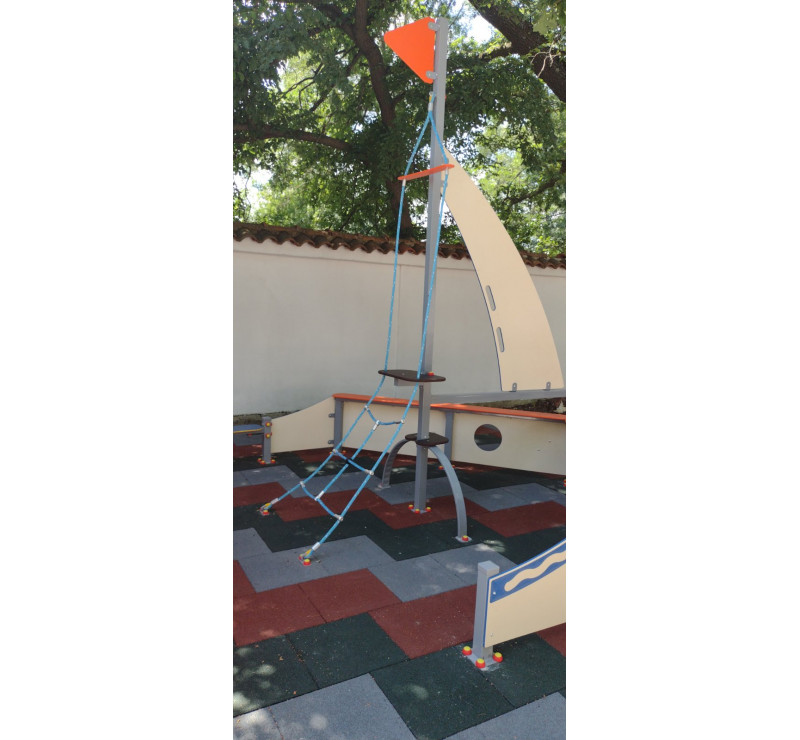 Jeu de plein air bateau pour espace public