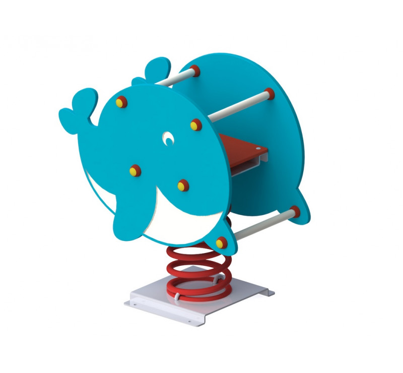 Jeu sur ressort baleine