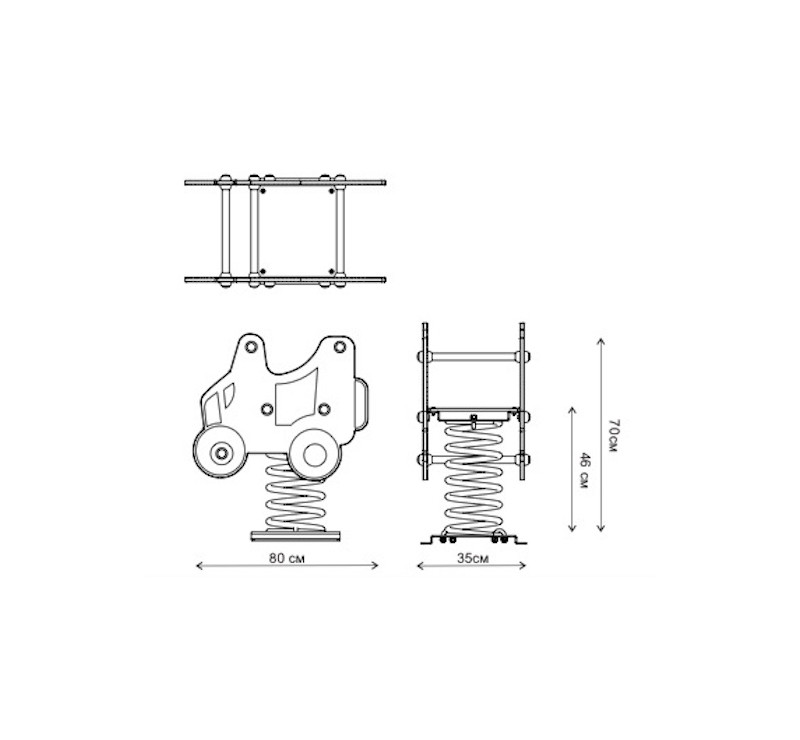 Jeu sur ressort voiture