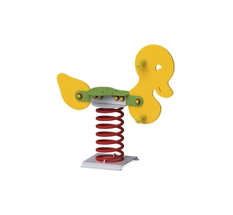 Canard jeu sur ressort