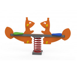 Jeu double sur ressort