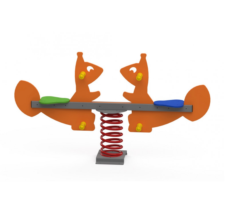 Jeu double sur ressort