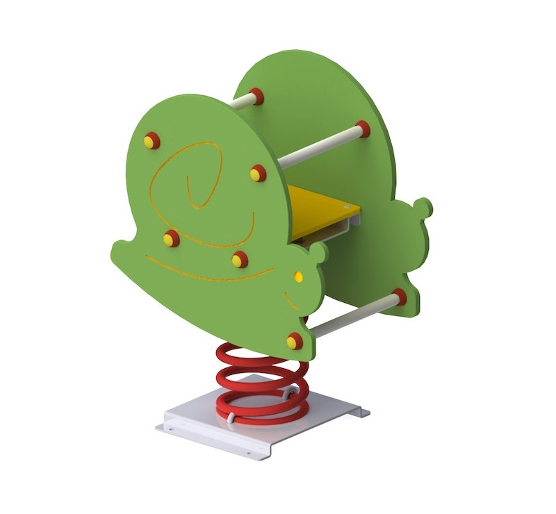 Jeu sur ressort l'escargot