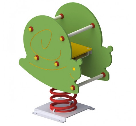 Jeu sur ressort l'escargot
