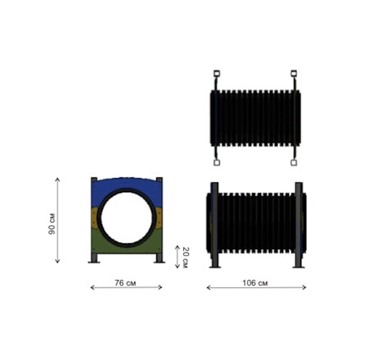 Le jeu tunnel pour enfants âgés de 0 à 6 ans