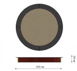 Bac à sable rond pour...