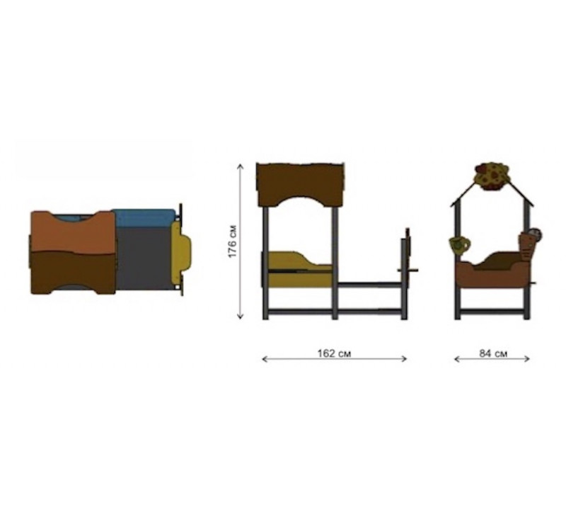 La maison des glaces pour les enfants âgés de 0 à 6 ans