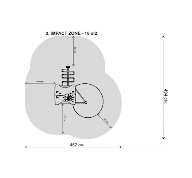 Tour à grimper pour les enfants de 3 à 12 ans