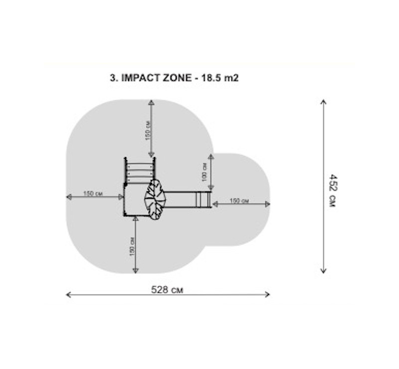 Toboggan jungle pour les enfants âgés de 0 à 6 ans