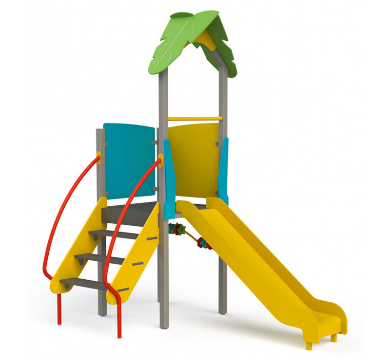 Toboggan jungle pour aire de jeu