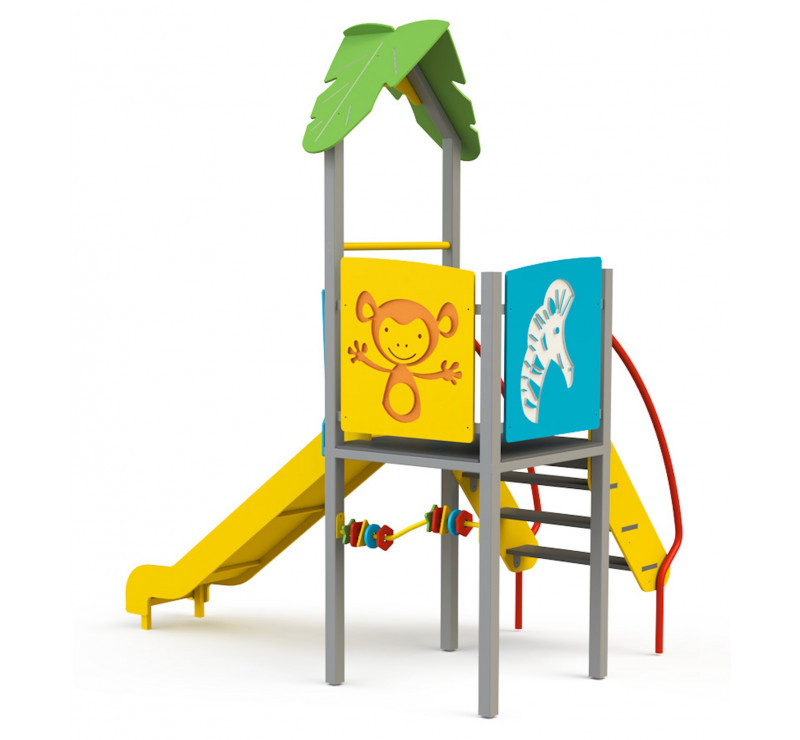 Toboggan jungle pour les enfants âgés de 0 à 6 ans