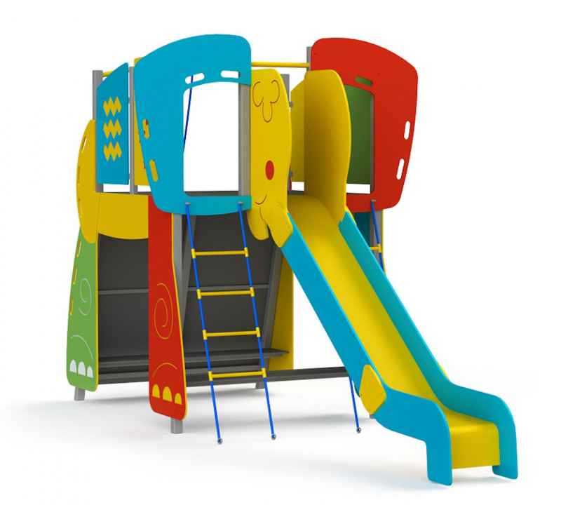 Toboggan éléphant pour les enfants de 3 à 12 ans