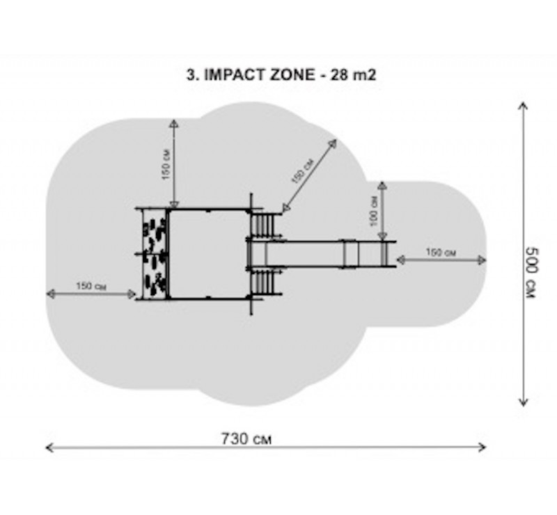 Toboggan éléphant pour les enfants de 3 à 12 ans