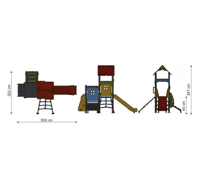 La tour des champions pour les enfants âgés de 0 à 6 ans