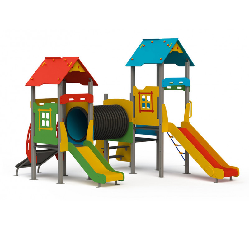 Grand jeu avec tunnel pour les enfants âgés de 0 à 6 ans