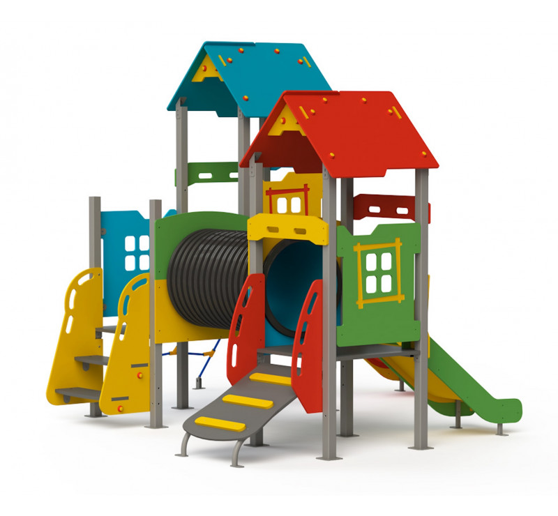 Grand jeu avec tunnel pour les enfants âgés de 0 à 6 ans