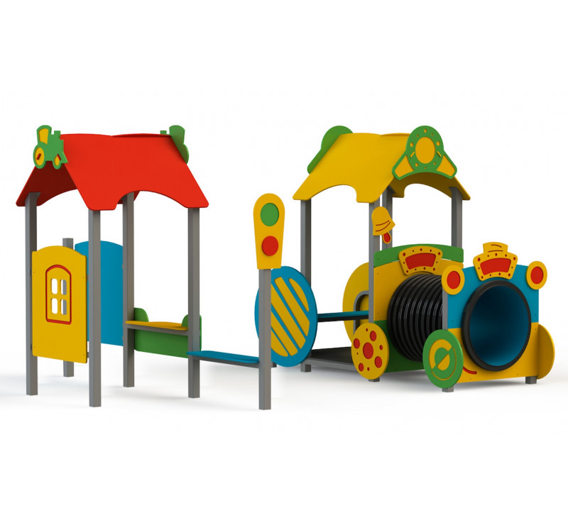 Locomotive aire de jeux pour enfants